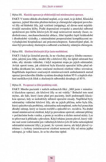 Náhled Žíly, žilky a varixy