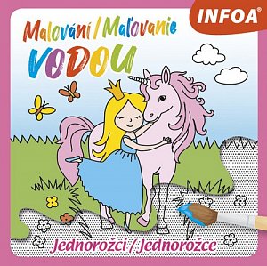 Malování / Maľovanie vodou - Jednorožci / Jednorožce