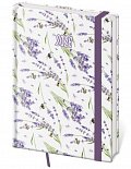 Diář 2026 denní A5 Vario - Lavender s gumičkou