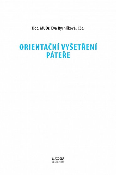 Náhled Orientační vyšetření páteře