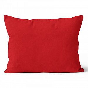 Mikroplyšový povlak na polštář 50x70 cm Červený