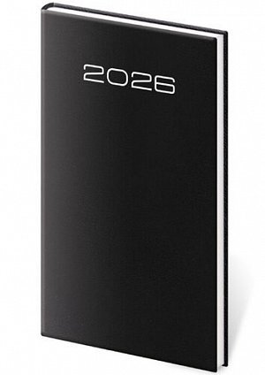 Diář 2026 týdenní kapesní Old Karachi - černá