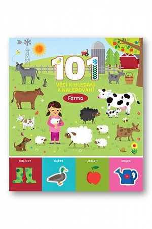 101 věcí k hledání a nalepování Farma