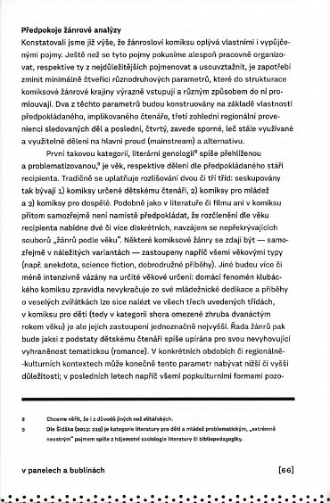 Náhled V panelech a bublinách - Kapitoly z teorie komiksu