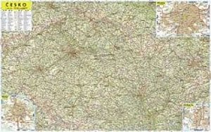 Česko - nástěnná automapa