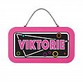 Neonová cedulka se jménem - Viktorie
