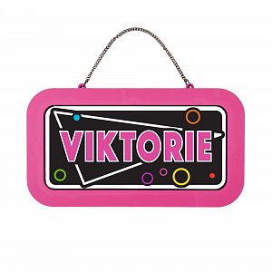 Neonová cedulka se jménem - Viktorie
