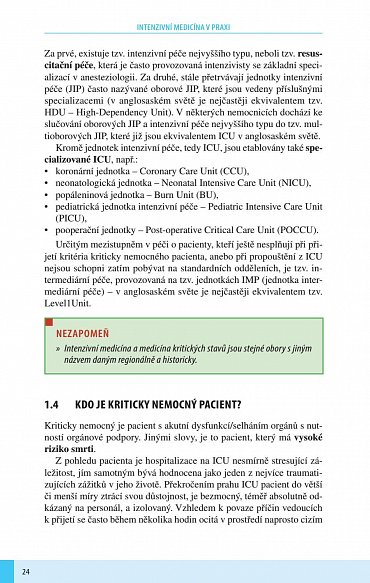 Náhled Intenzivní medicína v praxi