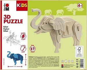 Marabu KiDS 3D Puzzle - Elephant