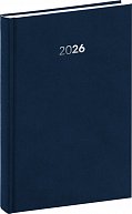 Diář 2026: Balakon - tmavěmodrý, denní, 15 x 21 cm