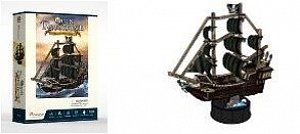 3D Puzzle - Queen Anne´s Revenge / 100 dílků