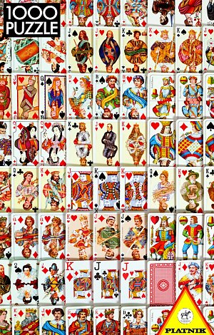Puzzle Hrací karty  1000 dílků