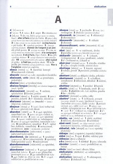 Náhled Francouzsko-český, česko-francouzský praktický slovník ...pro každého, 2.  vydání