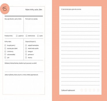 Náhled Zápisník milovnice knih, 13 x 21 cm