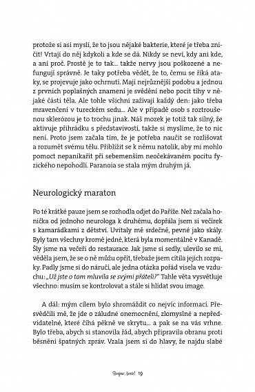 Náhled Bonjour, živote. Cesta, která mě naučila žít s roztroušenou sklerózou