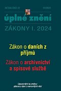 Aktualizace I/2 2024 O daních z příjmů, o archivnictví a spisové službě