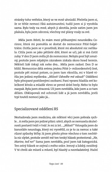 Náhled Bonjour, živote. Cesta, která mě naučila žít s roztroušenou sklerózou