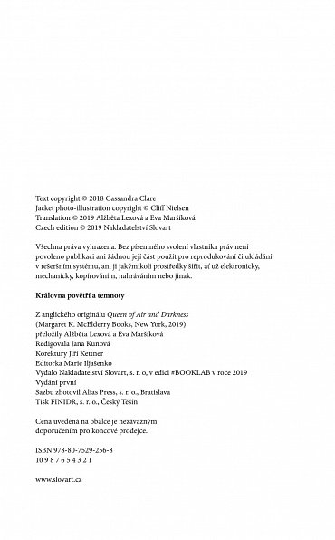 Náhled Královna povětří a temnoty - Temné lsti 3