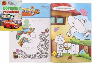 Dopravní prostředky - 101 aktivity s nálepkami