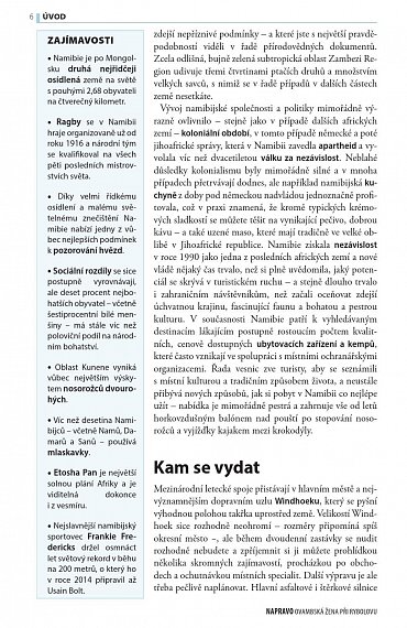 Náhled Namibie a Viktoriny vodopády - Turistický průvodce