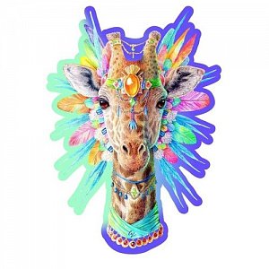 Dřevěné puzzle Elegantní žirafa 150 dílků