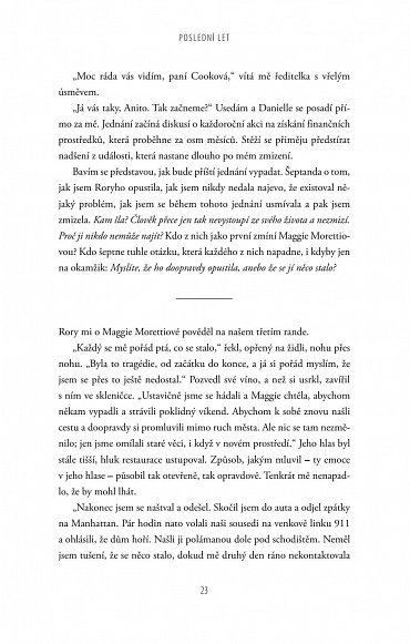 Náhled Poslední let