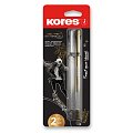 Kores kuličkové gelové pero K11 Pen Metallic, šíře M-1 mm - zlatá a stříbrná