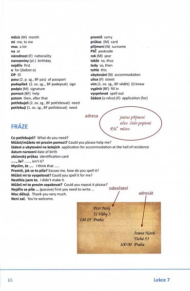 Náhled Czech for Beginners Step by Step - Čeština pro začátečníky krok za krokem)