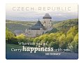 Magnet na lednici Czech Republic " Wherever you go. Carry Happiness With You"