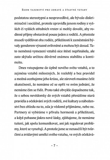 Náhled Sedm tajemství pro zdravé a šťastné vztahy