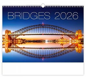 Kalendář nástěnný 2026 - Bridges