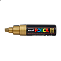 Posca akrylový popisovač PC-8K, 8 mm, zlatá (se širokým, seříznutým hrotem)