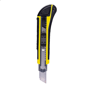 DONAU odlamovací nůž PROFESSIONAL, 100 x 18 mm, žluto - černý