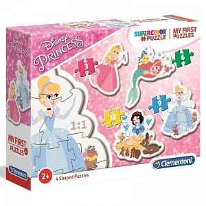 Clementoni Puzzle Princezny 4v1/3+6+9+12 dílků