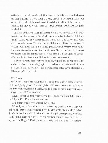 Náhled Astrid Lindgrenová - Válečné deníky 1939-1945