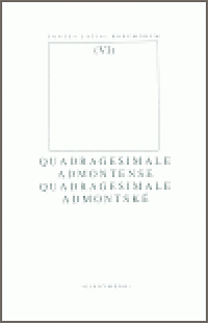 Quadragesimale Admontense/ Quadragesimale Admontské