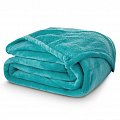 Deka mikroplyš 150x200 cm Tyrkysová