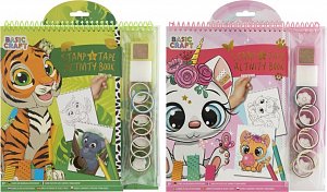 Kniha omalovánek s razítky + samolepkami