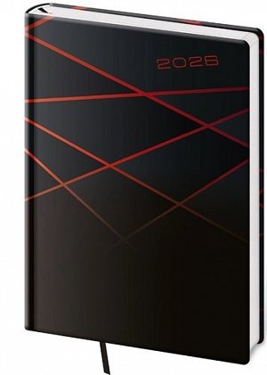Diář 2026 denní A5 Vario - 1 BLACK DESIGN