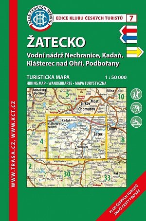 KČT 7 Žatecko 1:50 000 / turistická mapa