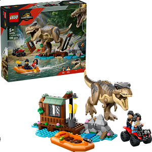 LEGO® Jurassic World 76975 T-rex a útěk po řece