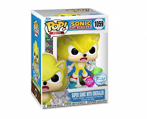 Funko POP Plus: Sonic - Super Sonic with Emeralds #1059