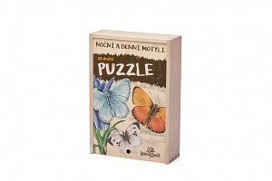 Sada puzzle - Noční a denní motýli