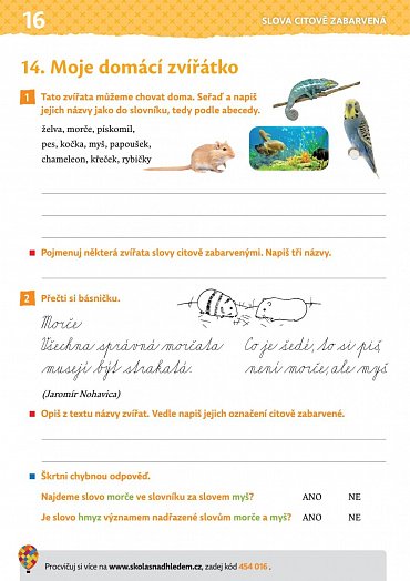 Náhled Český jazyk 2/2 - Pracovní sešit, 1.  vydání