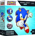 Puzzle Wood Craft Junior Chytrý Ježek So