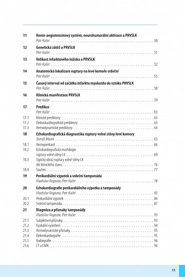 Náhled Poinfarktová ruptura volné stěny levé komory srdeční