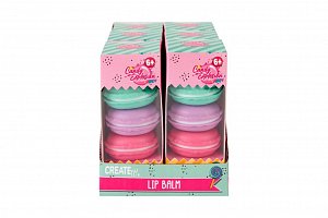 Balzán na rty makronky Candy 3 ks Create it!