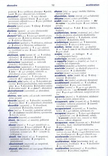 Náhled Francouzsko-český, česko-francouzský praktický slovník ...pro každého, 2.  vydání