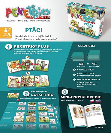 Náhled Pexetrio - Ptáci