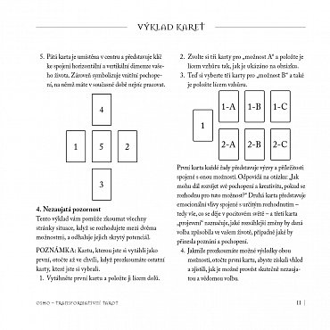 Náhled Transformativní tarot - 60 obrázkových karet a kniha pro duchovní vhled a rozvoj